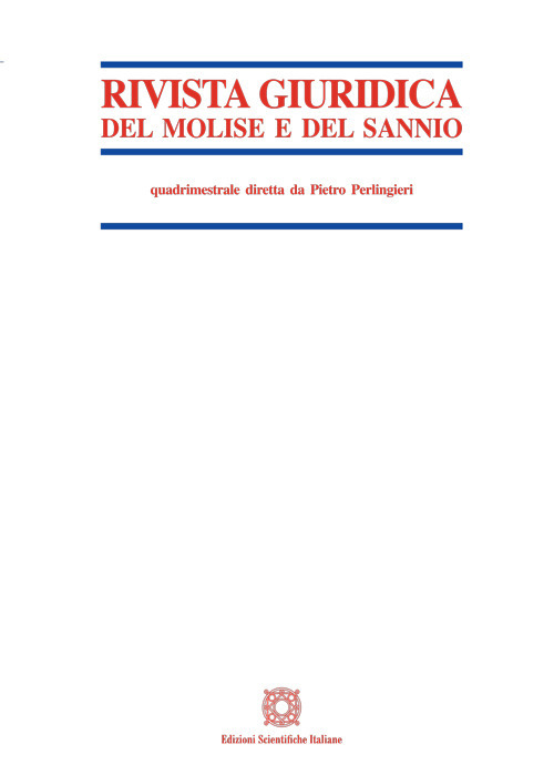 Rivista giuridica del Molise e del Sannio. Vol. 3