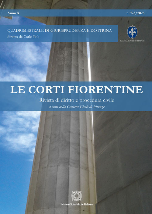 Le corti fiorentine. Rivista di diritto e procedura civile. Vol. 2-3