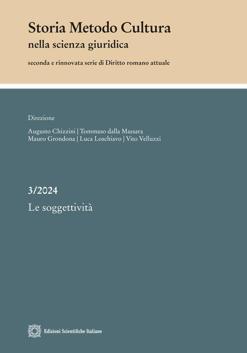 Storia metodo cultura nella scienza giuridica. Vol. 3