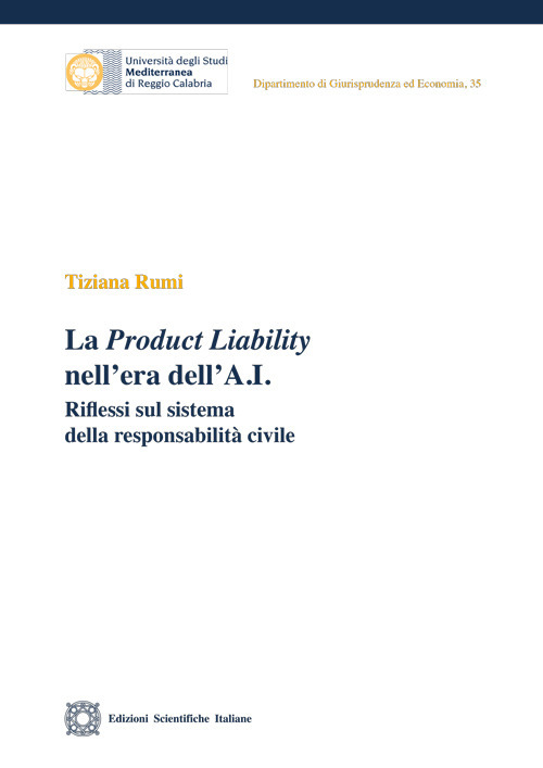 La Product Liability nell'era dell'A.I.