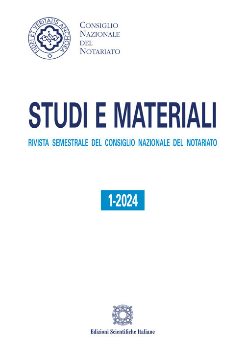 Studi e materiali. Vol. 1