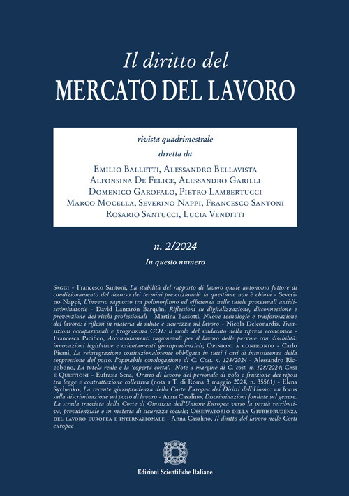 Il diritto del mercato del lavoro. Vol. 2