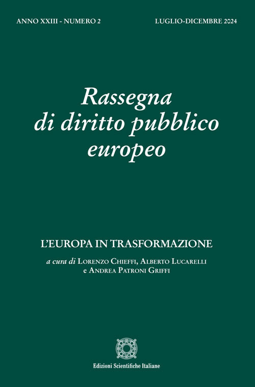 Rassegna di diritto pubblico europeo. Vol. 2