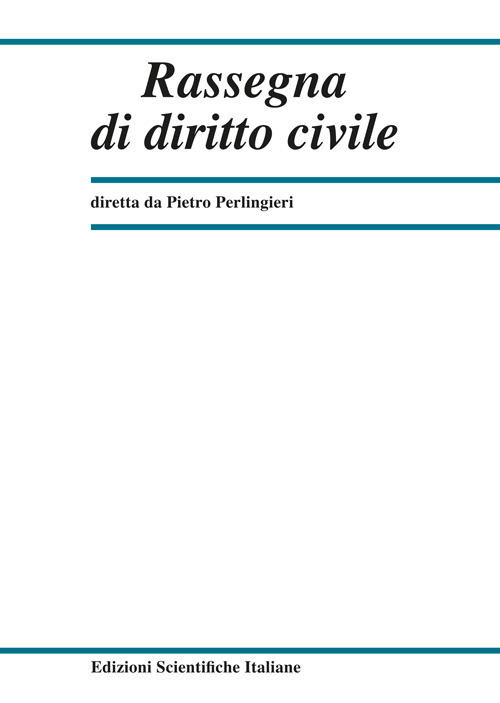 Rassegna di diritto civile. Vol. 4