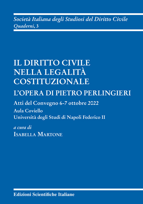 Il diritto civile nella legalità costituzionale