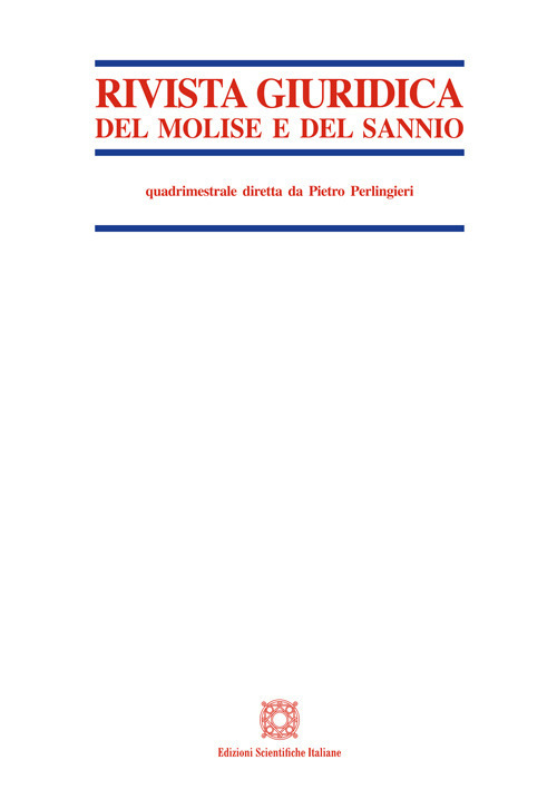Rivista giuridica del Molise e del Sannio. Vol. 3