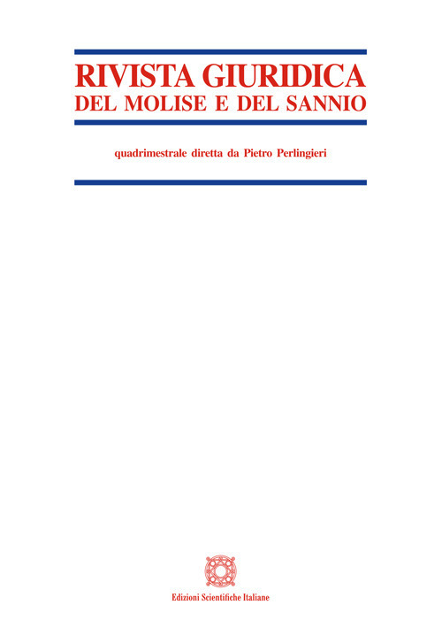 Rivista giuridica del Molise e del Sannio. Vol. 1