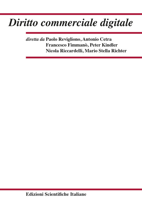 Diritto commerciale digitale. Vol. 1