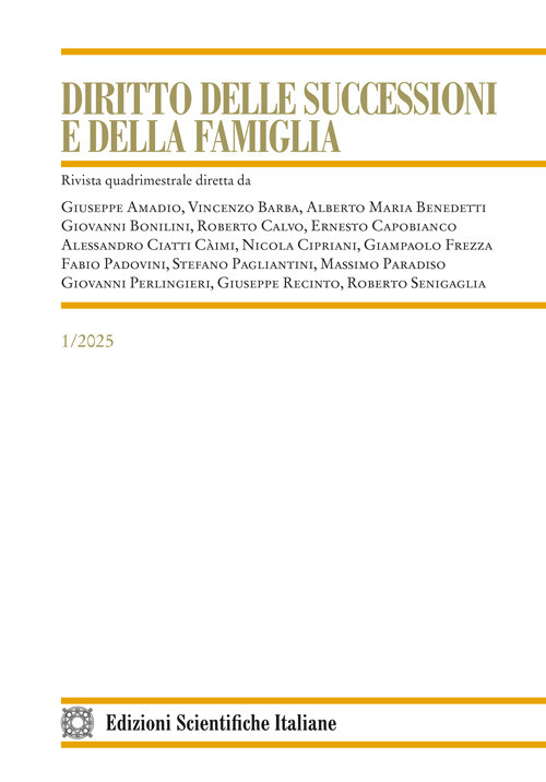 Diritto delle successioni e della famiglia. Vol. 1
