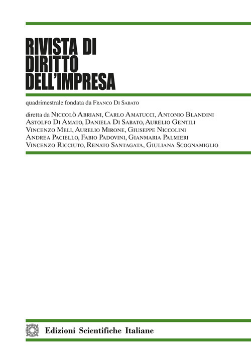 Rivista di diritto dell'impresa. Vol. 2