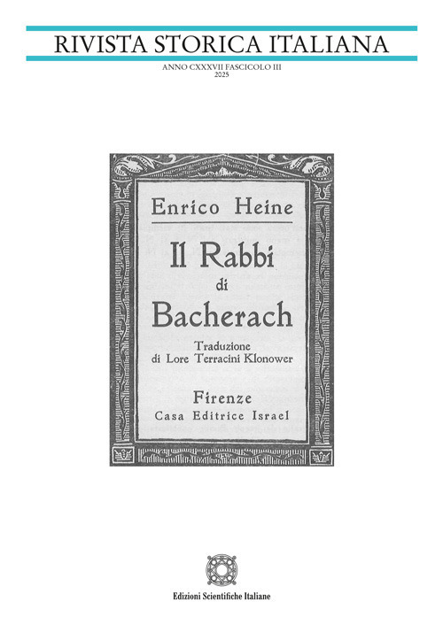 Rivista storica italiana. Vol. 3