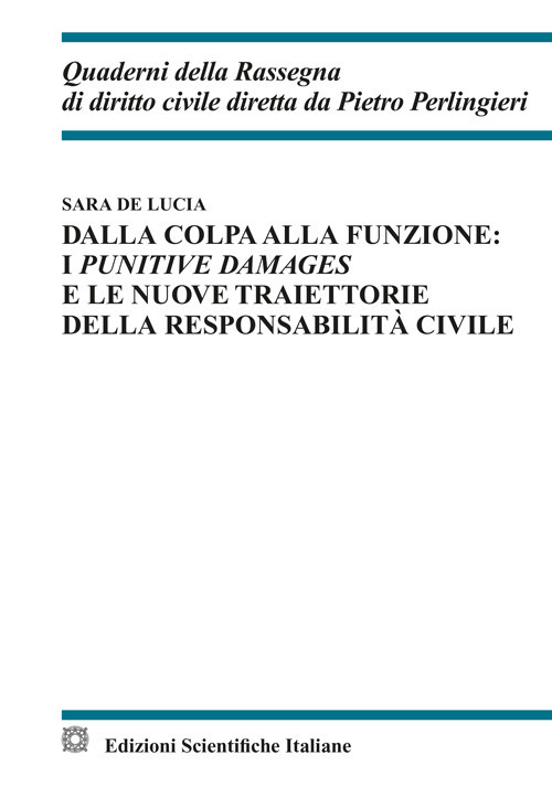 Dalla colpa alla funzione: i punitive damages e le nuove traiettorie della responsabilità civile