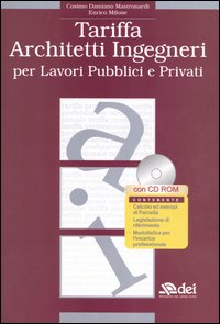 Tariffa architetti ingegneri per lavori pubblici e privati