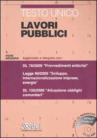 Testo unico. Lavori pubblici