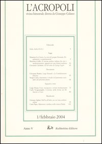 L'acropoli. Vol. 1