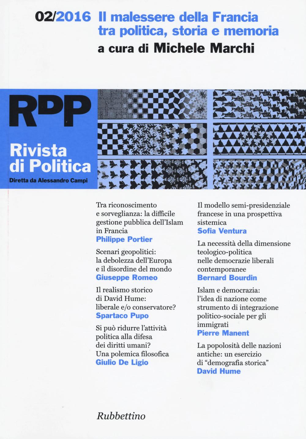 Rivista di politica. Vol. 2: Il malessere della Francia tra politica, storia e memoria