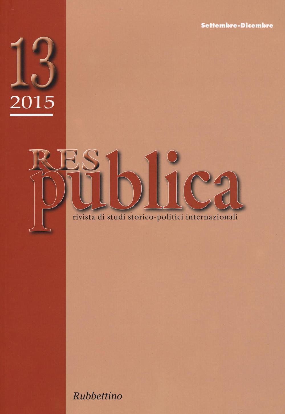 Res publica. Vol. 13