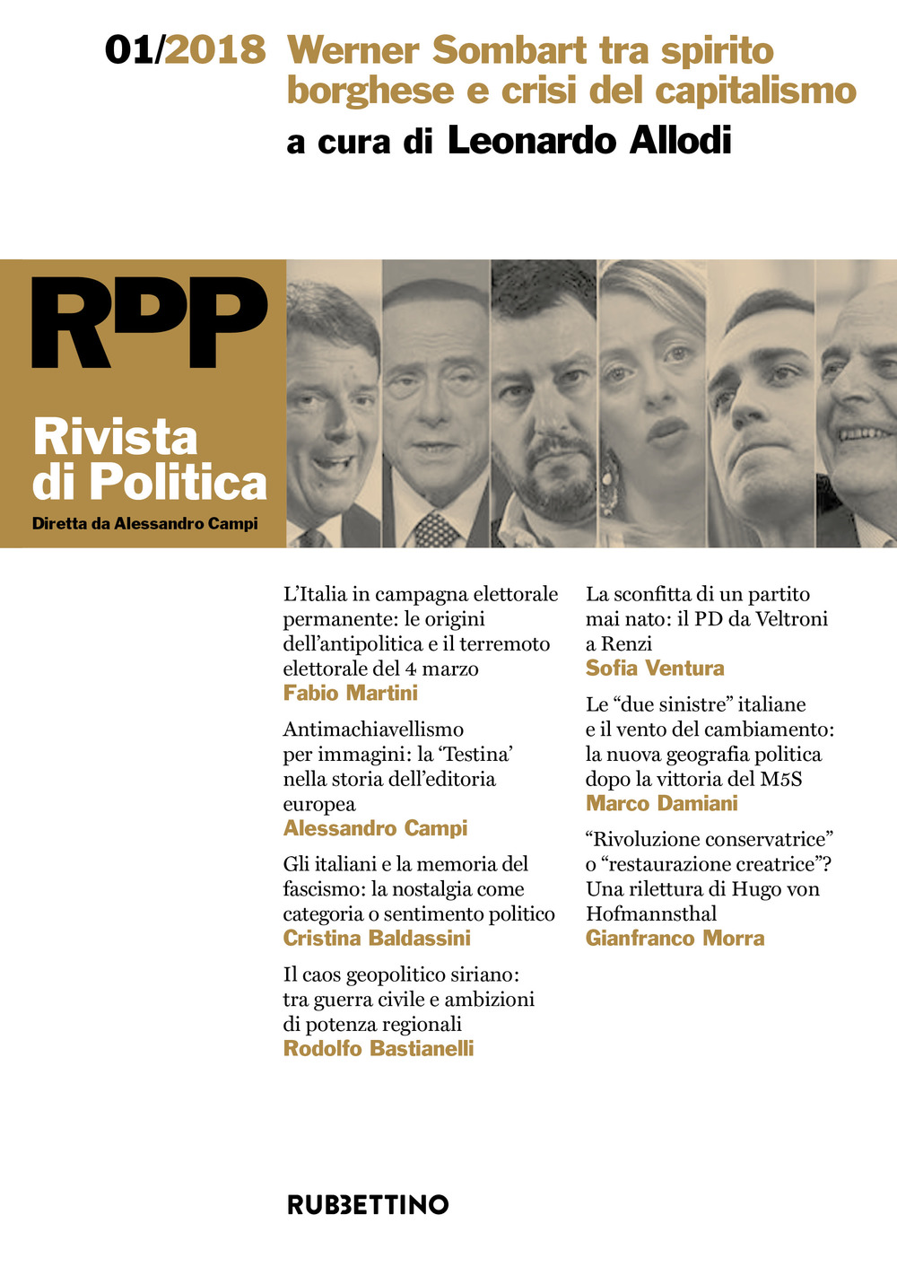 Rivista di politica. Vol. 1: Werner Sombart tra spirito borghese e crisi del capitalismo