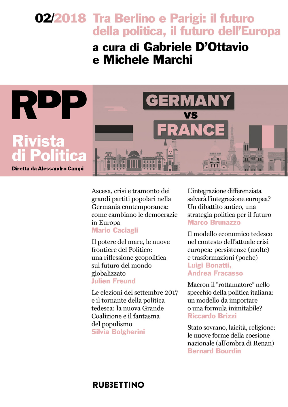 Rivista di politica. Vol. 2: Tra Berlino e Parigi: il futuro della politica, il futuro dell’Europa