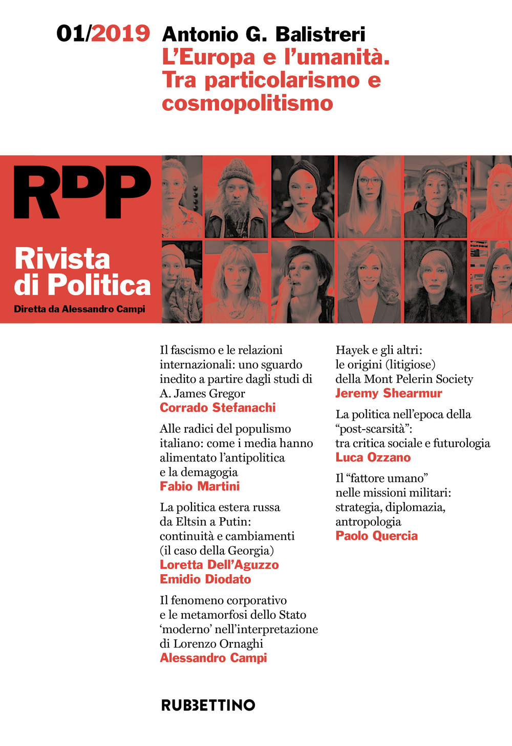 Rivista di politica. Vol. 1: L' Europa e l’umanità. Tra particolarismo e cosmopolitismo