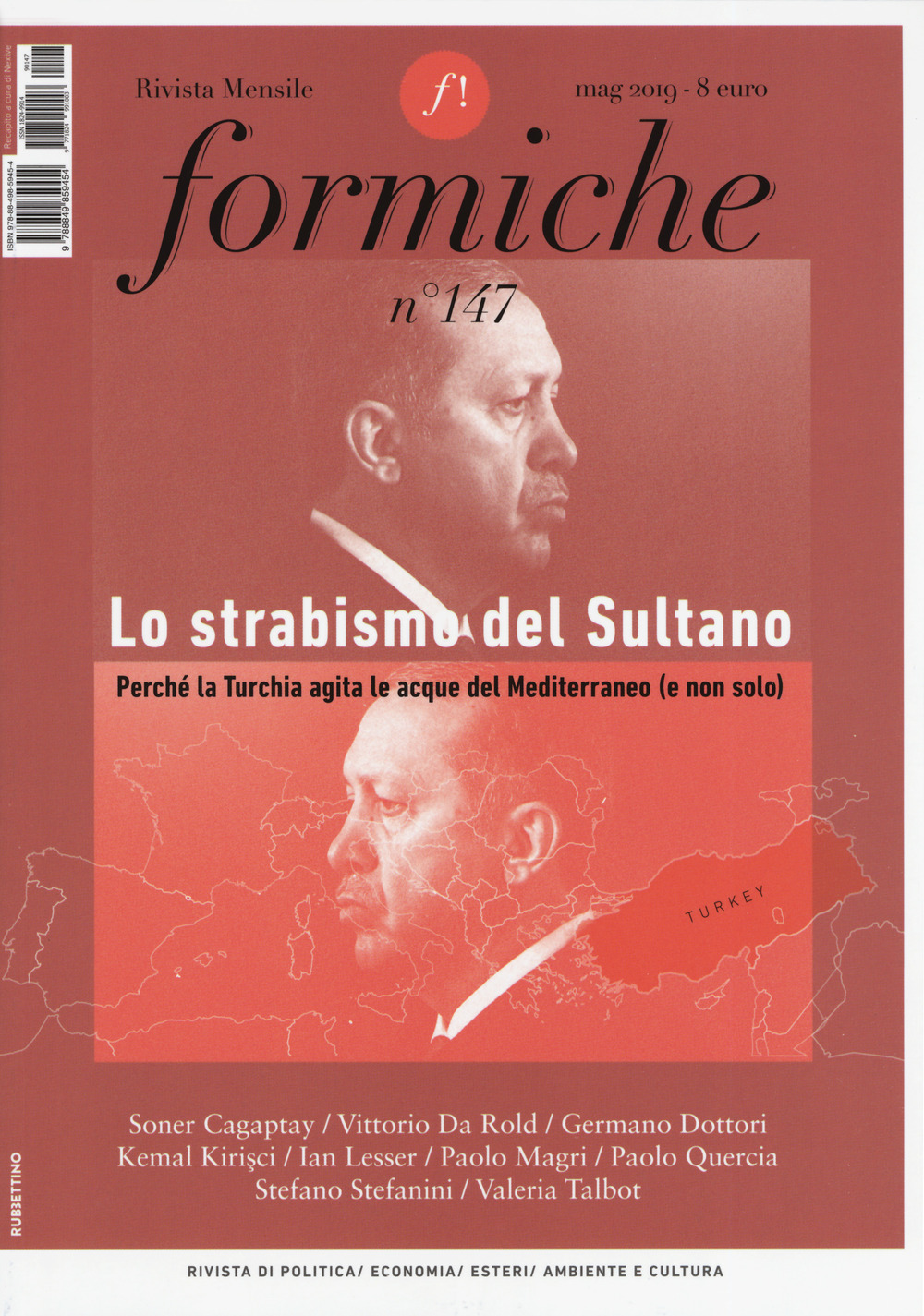 Formiche. Vol. 147: Lo strabismo del sultano. Perché la Turchia agita le acque del Mediterraneo (e non solo)