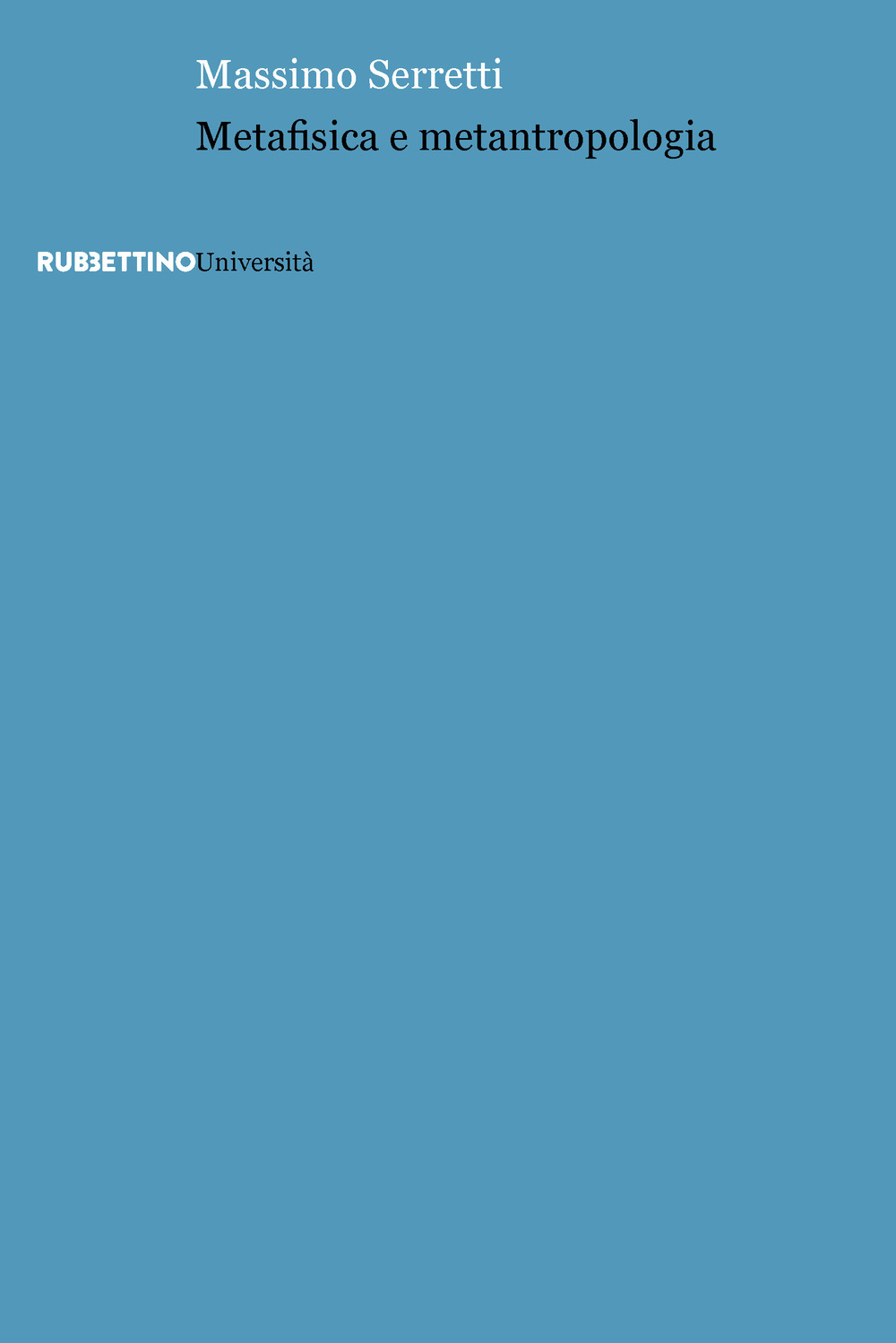 Metafisica e metantropologia