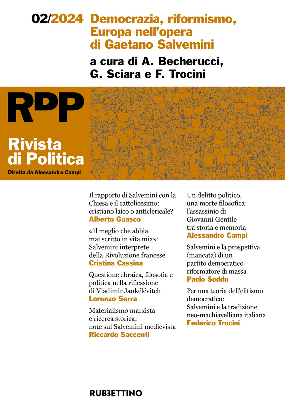 Rivista di politica. Vol. 2: Democrazia, riformismo, Europa nell'opera di Gaetano Salvemini