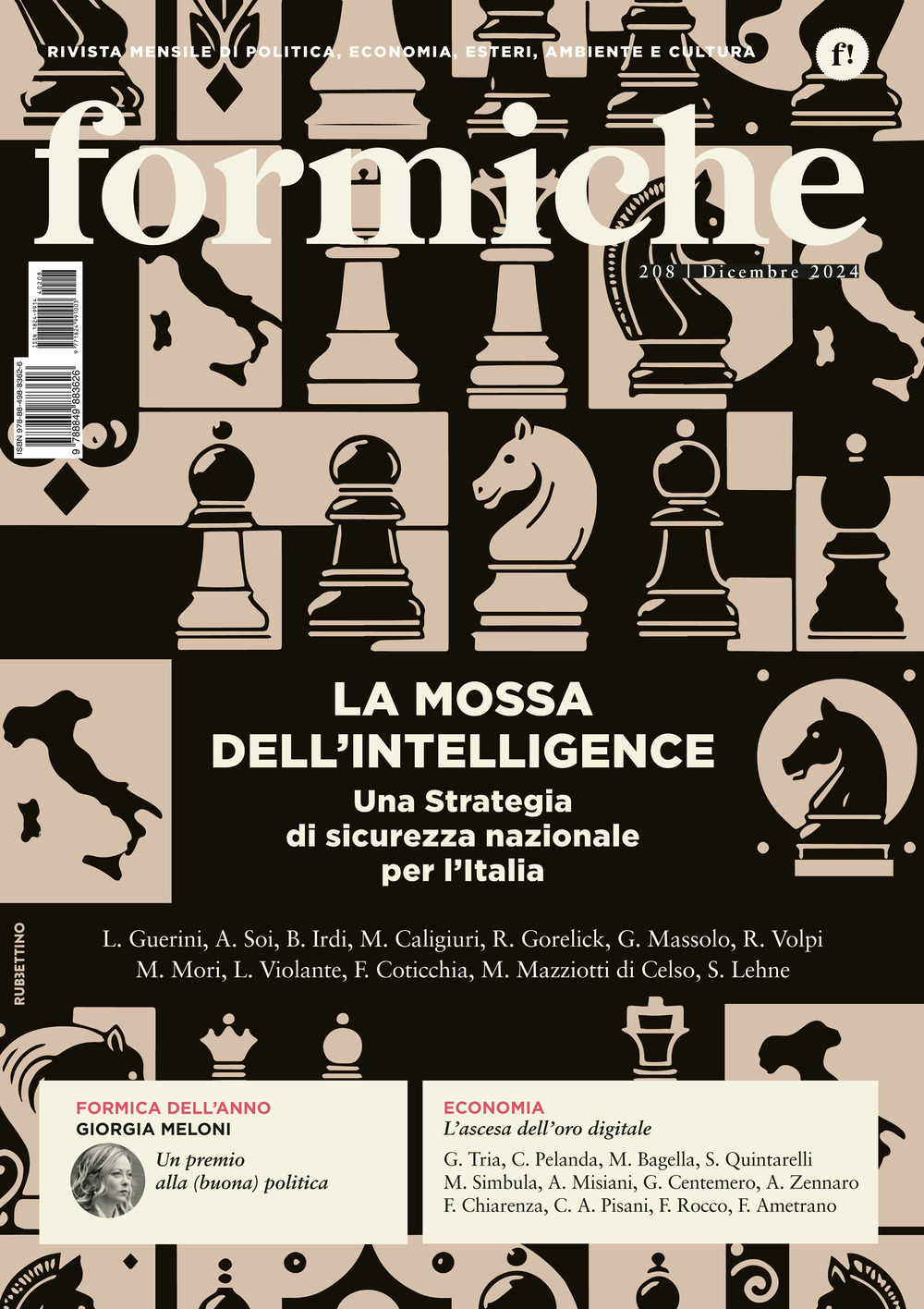 Formiche. Vol. 208: La mossa dell'intelligence. Una strategia di sicurezza nazionale per l'Italia
