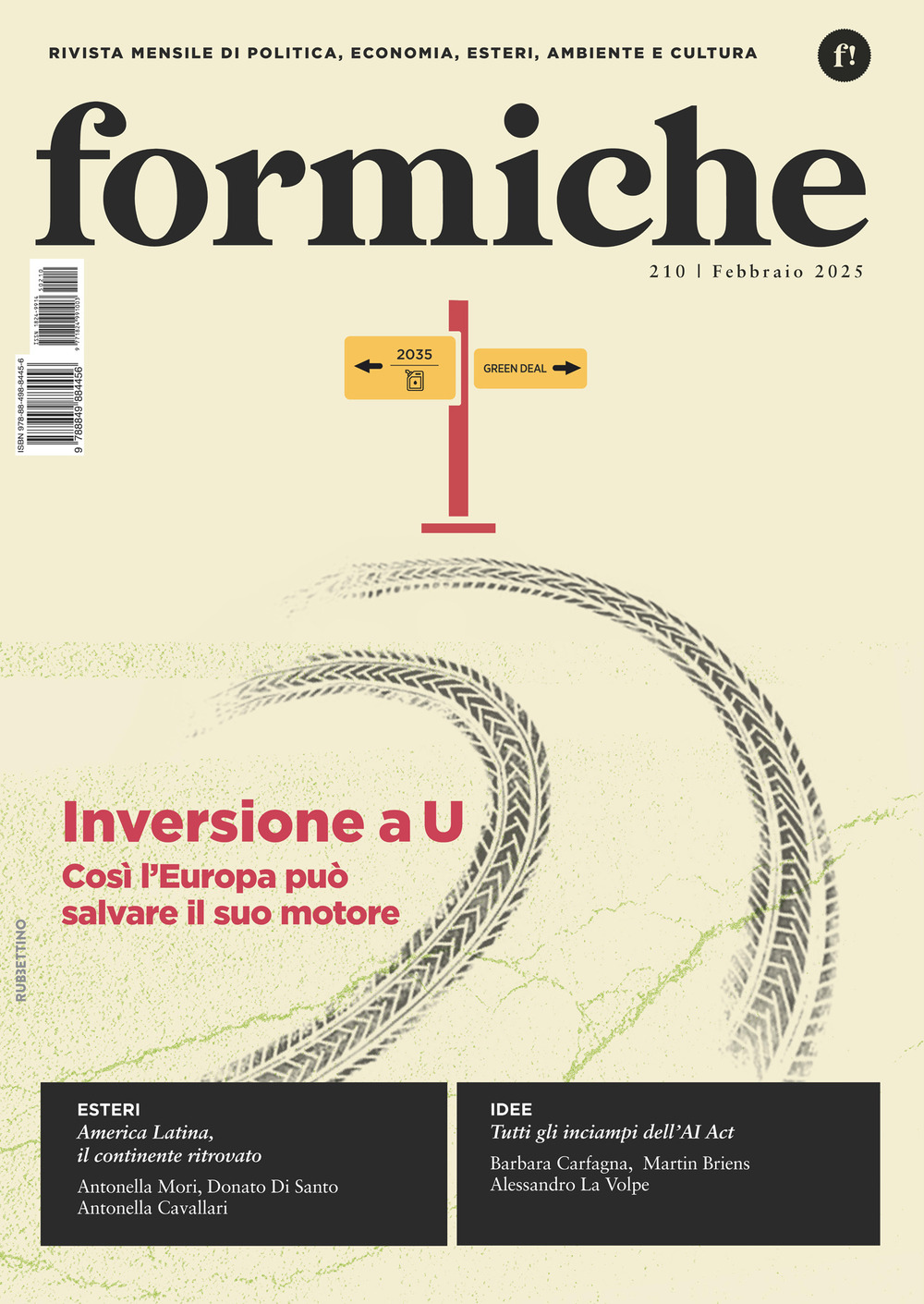 Formiche. Vol. 210: Inversione a U. Così l'Europa può salvare il suo motore