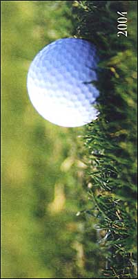 Golf. Agenda settimanale 2004 orizzontale