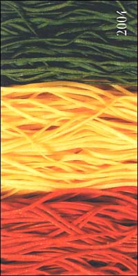 Pasta. Agenda settimanale 2004 orizzontale