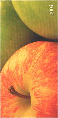 Fruits. Agenda settimanale 2004 orizzontale