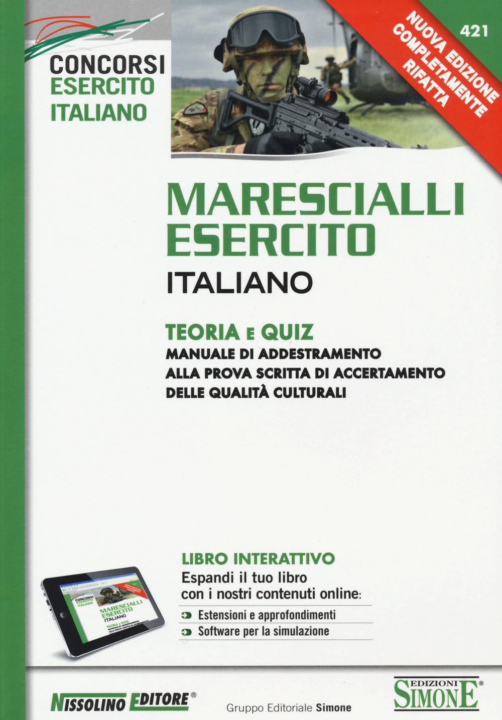 Marescialli esercito italiano. Teoria e quiz