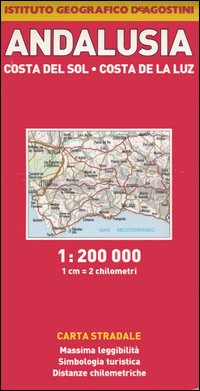 Andalusia. Costa del Sol, Costa de la Luz 1:200.000