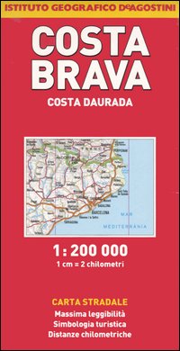 Costa Brava, Costa Daurada 1:200.000