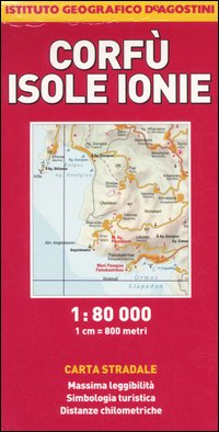 Corfù, Isole Ionie 1:80.000