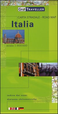 Italia carta stradale 1:800.000. Ediz. italiana, inglese, francese e tedesca