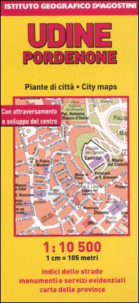 Udine 1:10.500. Pordenone 1:6.500