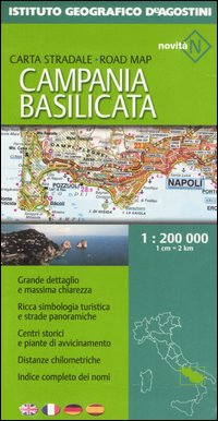 Campania, Basilicata 1:200.000