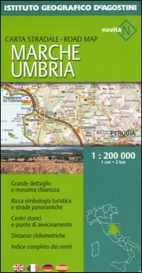 Marche e Umbria 1:200.000