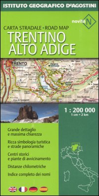 Trentino Alto Adige 1:200 000
