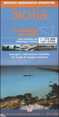Sicilia 1:275 000. Con guida turistica. Ediz. italiana e inglese