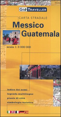 Messico, Guatemala. Carta stradale 1:3.000.000