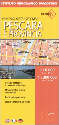 Pescara 1:8 000-Provincia 1:200 000