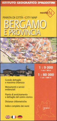 Bergamo 1:9 000-Provincia 1:80 000