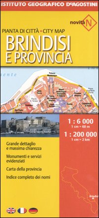 Brindisi 1:6 000-Provincia 1:2 000 000
