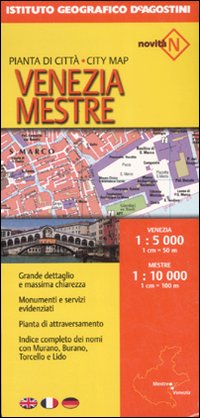 Venezia 1:5 000-Mestre 1:10 000