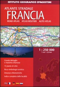 Atlante stradale Francia 1:250.000