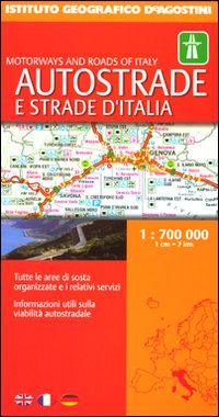Autostrade e strade d'Italia 1:700.000