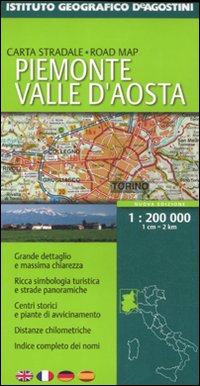Piemonte, Valle D'Aosta 1:200.000